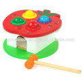 Red Apple Box Hammering Ball Game Bom brinquedos de madeira